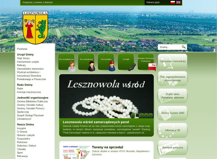 Pery Samorzdu 2012 - Gmina Lesznowola