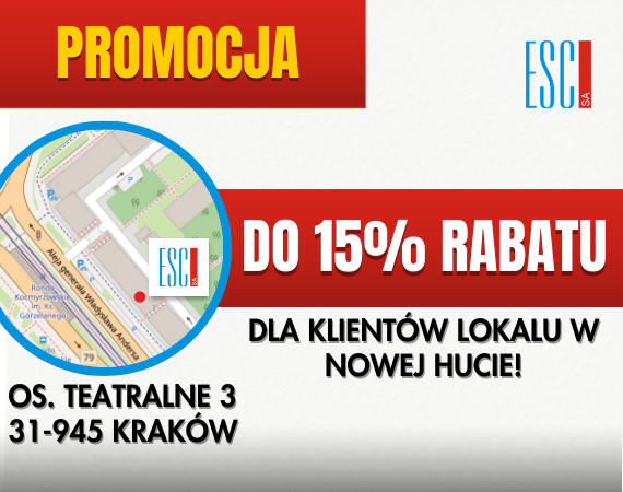 Promocja w lokalu w Nowej Hucie!