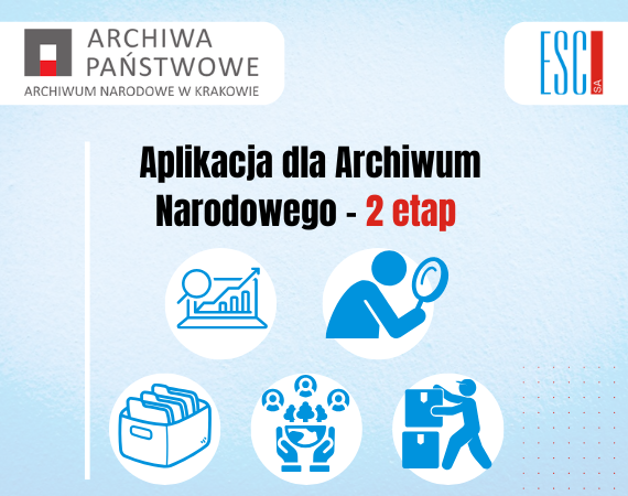 Aplikacja dla Arch. Narodowego - 2 etap